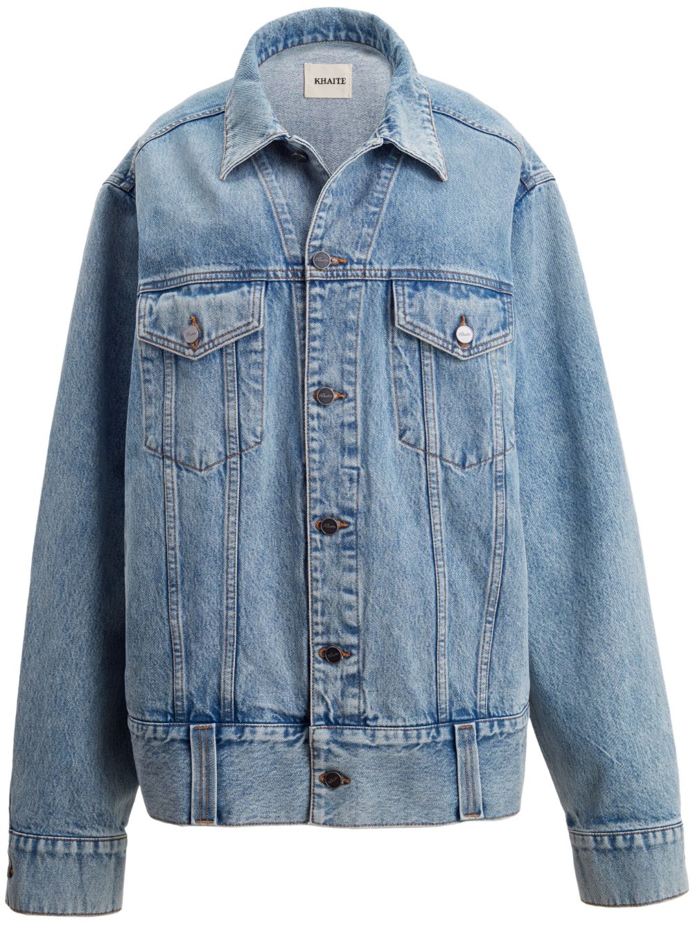 KHAITE Grizzo Jeansjacke - Blau von KHAITE