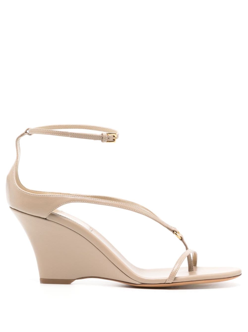 KHAITE Marion Wedge-Sandalen 80mm - Nude von KHAITE