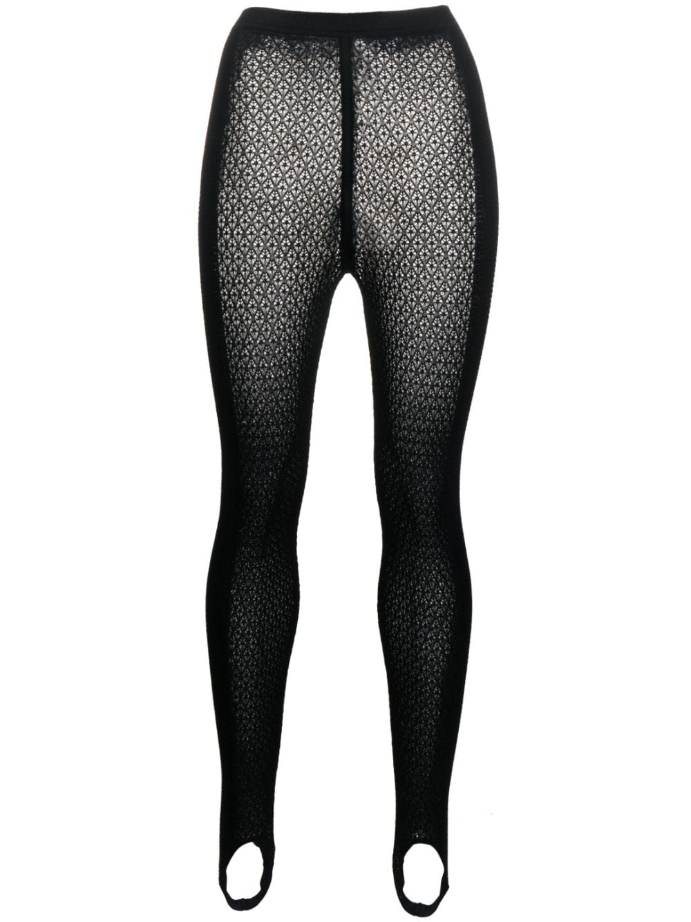 KHAITE Nepala Leggings aus Spitze - Schwarz von KHAITE