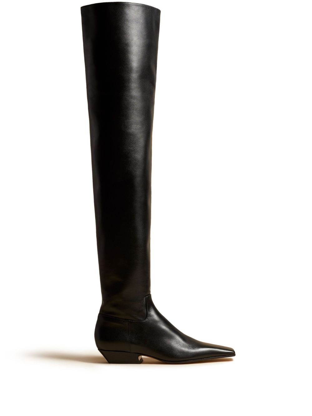 KHAITE Overknee-Stiefel - Schwarz von KHAITE