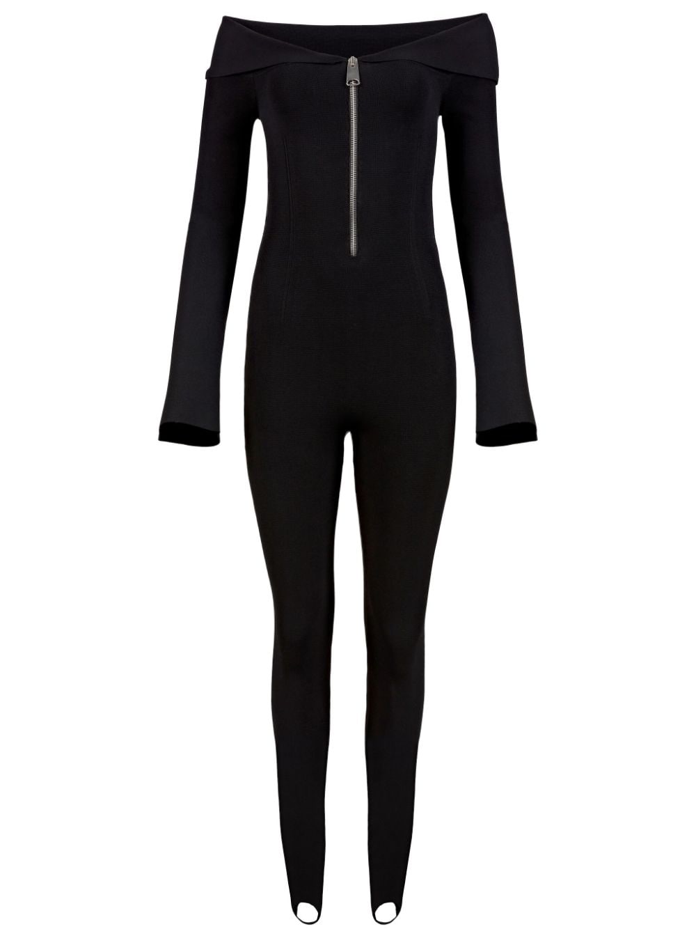 KHAITE Schulterfreier Jumpsuit - Schwarz von KHAITE