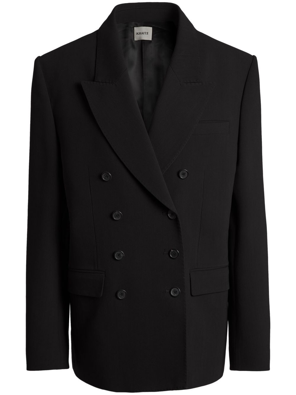 KHAITE Doppelreihiger Blazer - Schwarz von KHAITE