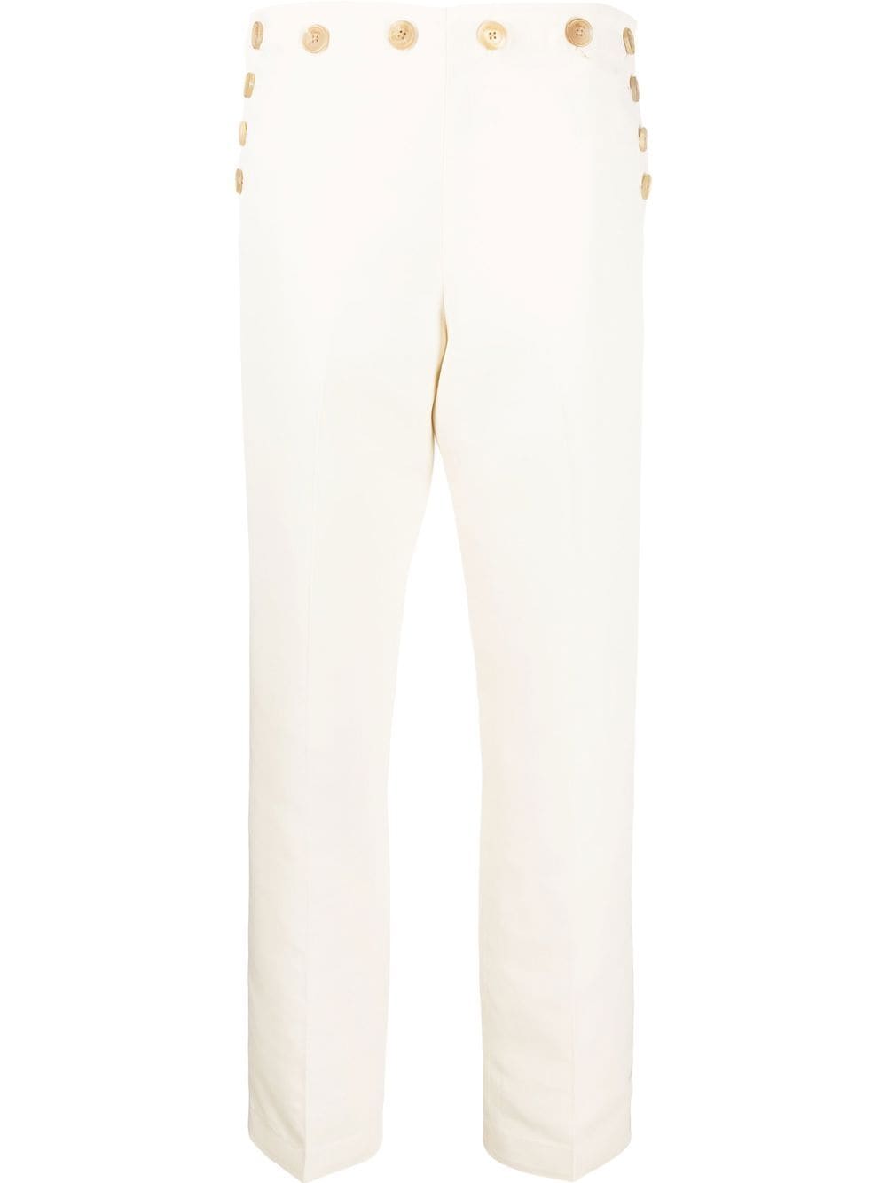 KHAITE Seidenhose mit hohem Bund - Nude von KHAITE