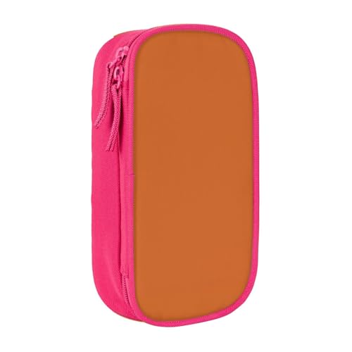 KHDKLXOHZ Federmäppchen mit großem Fassungsvermögen, niedliches Feuerziegel-Design, Stifteetui, Schreibwaren-Tasche, Stifteetui mit Fächern, Reißverschluss, für Schule, Studenten, Mädchen, Jungen von KHDKLXOHZ