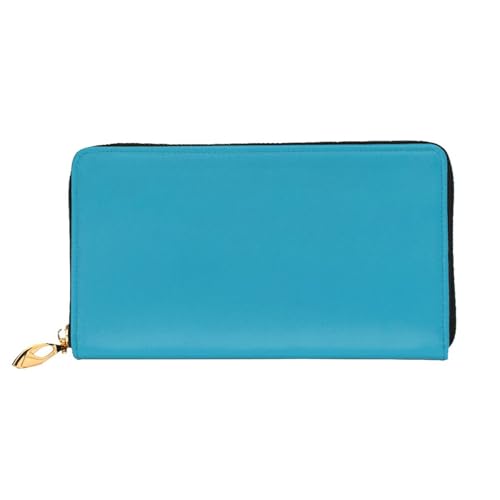 KHDKLXOHZ Stilvolle lange Ledergeldbörse für Damen, PU-Leder, Geldbörse mit Reißverschluss, Clutch, Handy-Kartenhalter, Kreditkarten-Geldbörse, Münzorganizer, Clutch, Geldbörse, 3D, Einheitsgröße, von KHDKLXOHZ