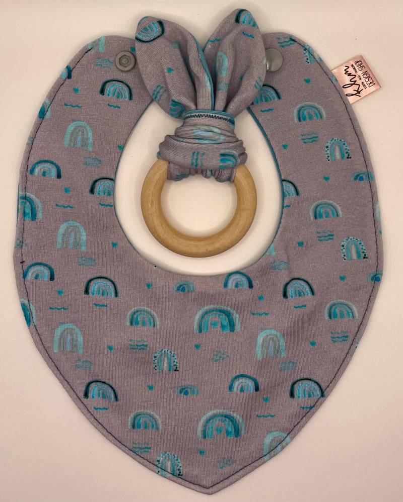 Bandana/Babyhalstuch Und Greifring von KHMdesignShop