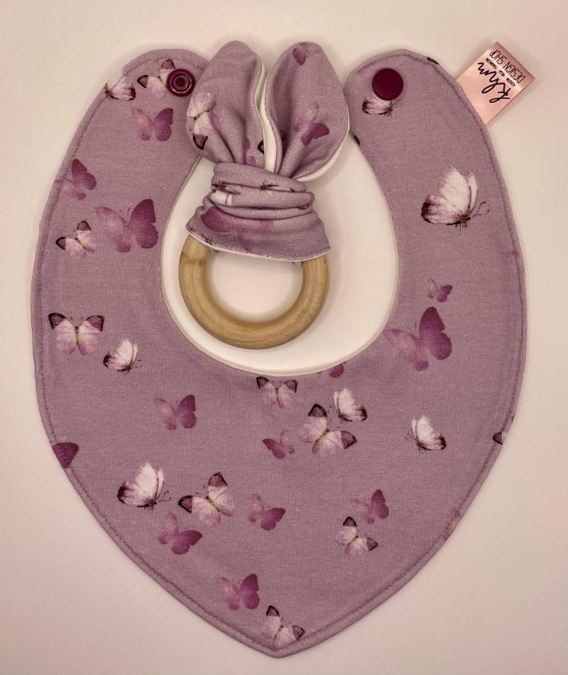 Bandana/Babyhalstuch Und Greifring von KHMdesignShop