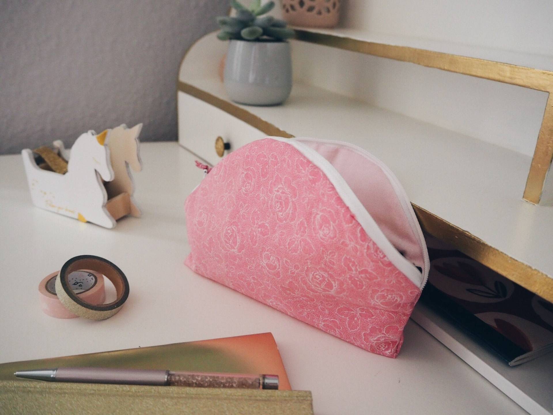 Etui Handgenäht in Rosa von KHMdesignShop