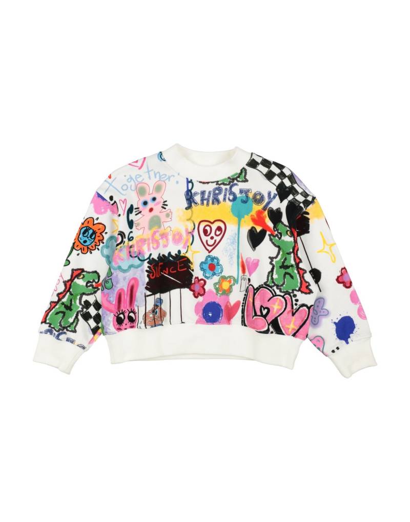 KHRISJOY Sweatshirt Kinder Weiß von KHRISJOY
