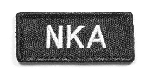 KHS Blutgruppen Patch, NKA, KHS.PANKAB7.20, Schwarz von KHS