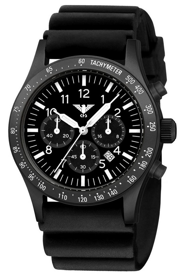 KHS Chronograph Platoon Chronograph Schwarz KHS Chronograph Platoon Chronograph Schwarz von KHS