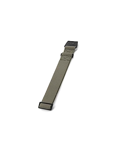 KHS Diverflex Band steingrau-oliv, Uhrenarmband Herren, Bandbreite 22mm, Bandlänge 14-22cm (incl. Schließe), Gewicht 12g, Nylon, EBDFSGO.22 von KHS