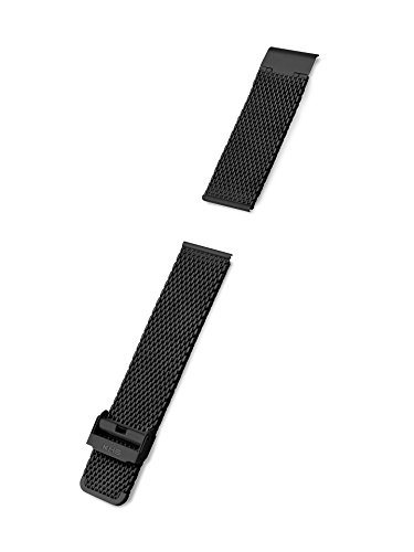 KHS Maschenband Schwarz EBMB.22 Stahlband 22 mm von KHS