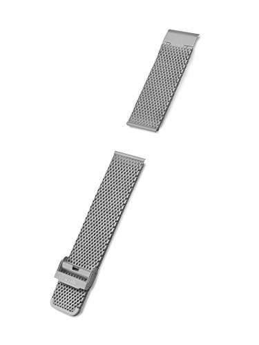 KHS Maschenband Silber EBMS.22 Stahlband 22 mm von KHS