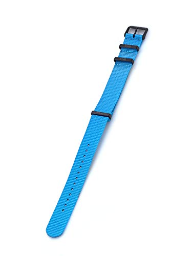 KHS Natoband EBNBL.22 Blau, 22 mm von KHS
