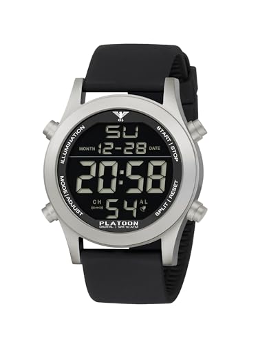 KHS Platoon Steel Digital KHS.PLASD.SB mit Silikonband schwarz von KHS