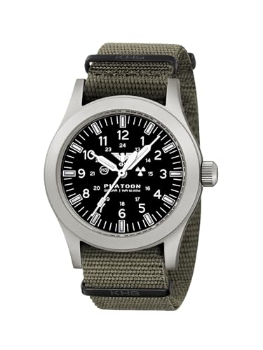 KHS Platoon Steel Solar | H3 KHS.PLASSF.NSGO mit Natoband steingrau-Oliv von KHS