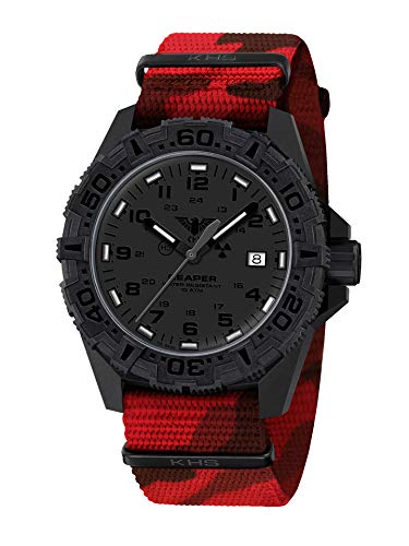 KHS Reaper MKII XTAC Field RE2XTF.NRC mit Natoband Rot Camouflage von KHS