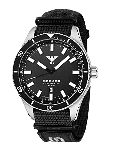 KHS Seeker Steel KHS.SEES.NXT7 mit Natoband XTAC Schwarz von KHS