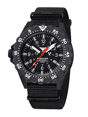 KHS Shooter MKII Automatic Operation Timer SH2AOT.NB mit Natoband schwarz von KHS
