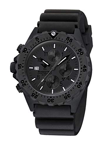 KHS Shooter MKII Chronograph XTAC Operation Timer SH2CXTOT.DB mit Diverband schwarz von KHS