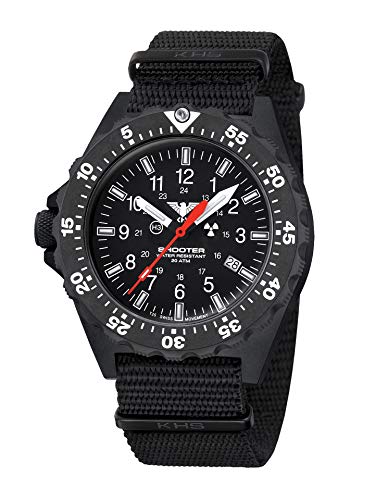KHS Shooter MKII Operation Timer SH2OT.NB mit Natoband schwarz von KHS