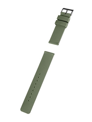 KHS Silikonband Olive, Uhrenband, Silikon, Bandbreite 22mm, Länge 22cm, EBSO.22 von KHS