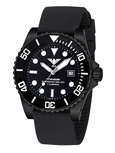 KHS Typhoon Black Steel KHS.TYBS.SB mit Silikonband schwarz von KHS