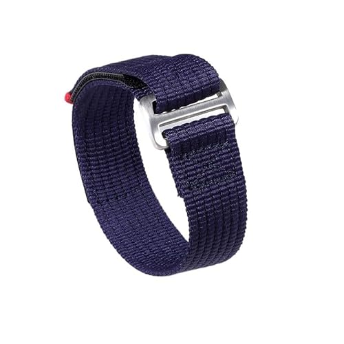 KHYTEBV 1 Stück Uhrenarmband, einteiliger geflochtener Klettverschluss aus Nylon, Ersatzarmband 20 mm 22 mm für Männer und Frauen von KHYTEBV