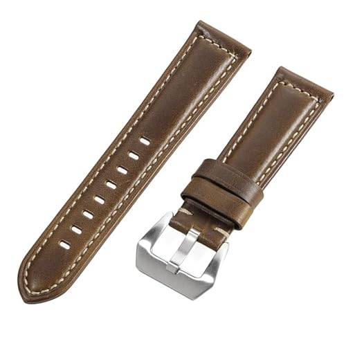 KHYTEBV 1 Stück Uhrenarmband mit Breite 20 mm 22 mm 24 mm 26 mm, verstellbares Lederarmband als Ersatz passt von KHYTEBV