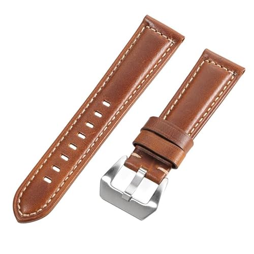 KHYTEBV 1PC Uhrenarmband, Ersatz-Uhrenarmband aus Leder mit Schnellverschluss, kompatibel mit 20 mm, 22 mm, 24 mm, 26 mm, passend für von KHYTEBV
