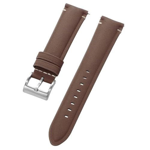 KHYTEBV 2 Stück Uhrenarmbänder, Ersatz-Uhrenarmbänder aus echtem Leder mit Passform in den Größen 20 mm und 22 mm von KHYTEBV