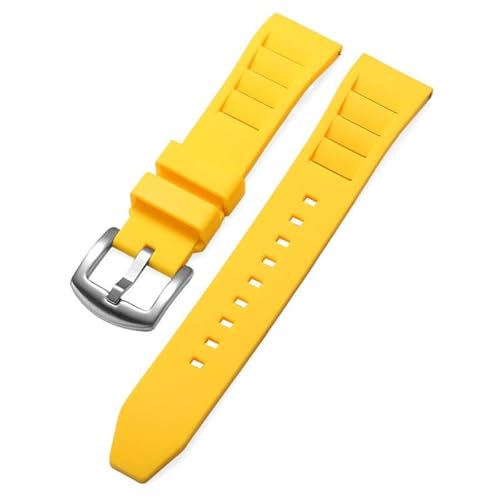 KHYTEBV 2 Stück Uhrenarmbänder, Schnellverschluss-Ersatzarmband aus Silikon mit Breite 20 mm 22 mm für Männer und Frauen von KHYTEBV