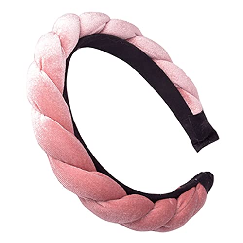 Haarspange, Haarspange, Spa-Stirnband for Frauen, Schwamm, Handtuch, Stoff, Kopfband for Gesichtswaschen, Make-up-Entfernung, Dusche, Haar-Accessoires (Color : B, Size : One Size) von KHYYHA