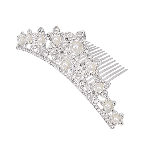 Strass-Kopfschmuck, Strass-Haarspangen for Frauen, Hochzeitsschmuck for Brautjungfern, Kristall-Haarnadel, Hochzeit, Braut-Accessoires, Haarnadel-Stirnband, Damen-Tiara, Hochzeits-Tiara von KHYYHA