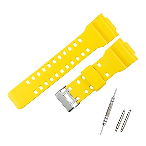 KHZBS Ersatz-Uhrenarmband für Herren aus Gummiharz, passend für Casio G-Shock GA100, GA110, GA140, GA150, GD120, GW8900, GLS100, GAX100, Outdoor-Sportarmband KHZBS Ersatz-Uhrenarmband für Herren aus Gummiharz, passend für Casio G-Shock GA100, GA110, GA140, GA150, GD120, GW8900, GLS100, GAX100, Outdoor-Sportarmband von KHZBS