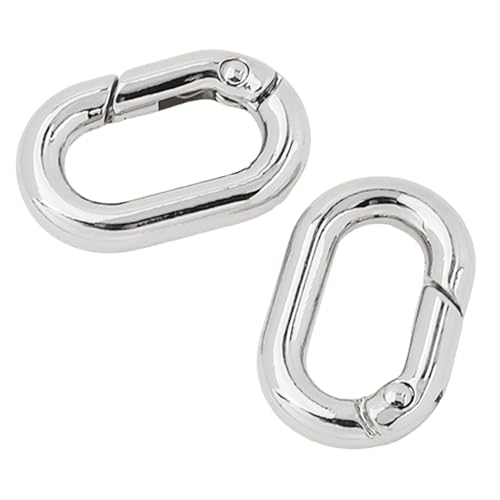 2 Stücke Metall Oval Ringe Schnallen Federschlüssel Ringe Federschlüsselränke Schnallen Bag Accessoires Für Geldbeutel Handtasche Gurt 2 Stücke Metall Oval Ringe Schnallen Federschlüssel Ringe Federschlüsselränke Schnallen Bag Accessoires Für Geldbeutel Handtasche Gurt von KHZen