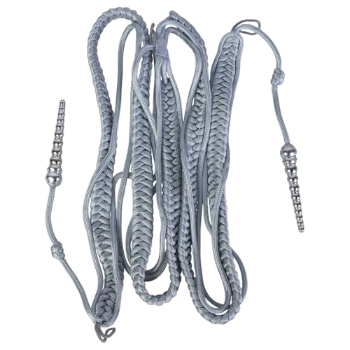 Aiguillette Schulter Kabeltimeter Geflochtene Schulterabzeichen Uniform Cosplay Accessoire Kostüm Kleidung Dekorationen von KHZen