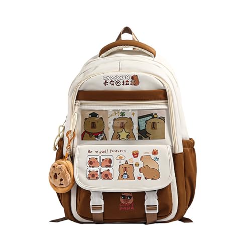 Ergonomische Capybara Rucksackschule Große Buchbeutel Für Komfort Und Stile Für Studenten Und Reisende Geeignet von KHZen