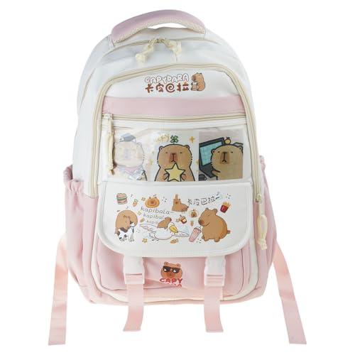 Ergonomische Capybara Rucksackschule Große Buchbeutel Für Komfort Und Stile Für Studenten Und Reisende Geeignet von KHZen