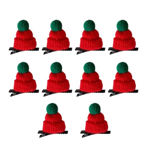Feiertagsthemen Weihnachtsmütze Haarnadel Weiche Acryl Stoff Haarnadel Weihnachten Haarclip Kopfbedeckung Für Freudiger Dressing von KHZen