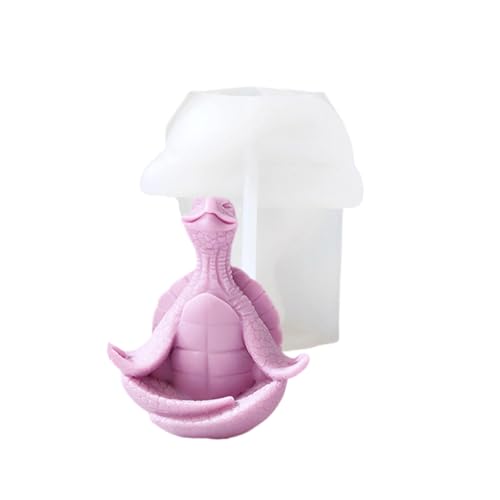 Flexible Tierische Kerzen Die Schimmel Leicht Zu Demoldet Silikon Yoga Schildkröten Geformte Kerzenschimmelschmuck Schmuckzubehör von KHZen