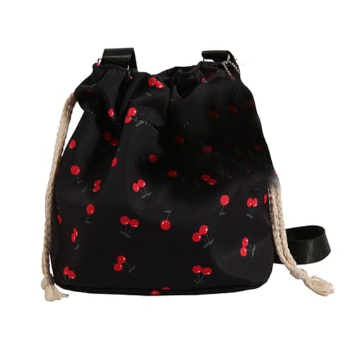 Frauen Bag Kirschen Muster Umhängetasche Mode Eimer Drawschnell Crossbody Beach Messenger Für Reiseband Crossbody Für Frauen Eimer Schultermodien Messenger Frauen Bag Kirschen Muster Umhängetasche Mode Eimer Drawschnell Crossbody Beach Messenger Für Reiseband Crossbody Für Frauen Eimer Schultermodien Messenger von KHZen