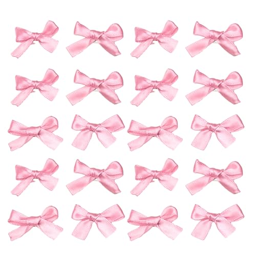 KHZen 20pcs Bowknot Barrette Barrette Buntes Haarclip Frauen Accessoires Band Bögen Haarnadel Schmetterling Knotenförmige Haarrutschen Weibliche Kopfbedeckung von KHZen