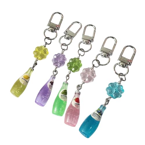 KHZen 5PCS Luck Charme Flasche Anhänger Viel Glück Anhänger Einzigartige Mobile Zubehör Telefondekoration Für Telefon Und Taschendekoration von KHZen
