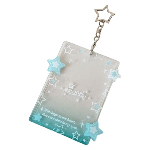 KHZen Bequemer Star Kartenhalterschlüsselbund Bequemer Star Kartenhalter Schlüsselbund Hanging Charme Für Einfachen Zugriff Auf Idolkarten von KHZen