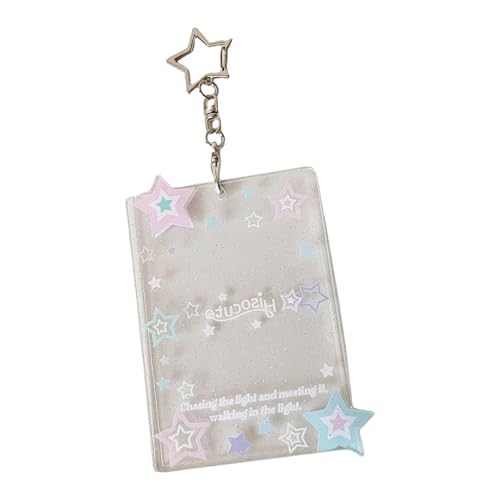 KHZen Bequemer Star Kartenhalterschlüsselbund Bequemer Star Kartenhalter Schlüsselbund Hanging Charme Für Einfachen Zugriff Auf Idolkarten von KHZen