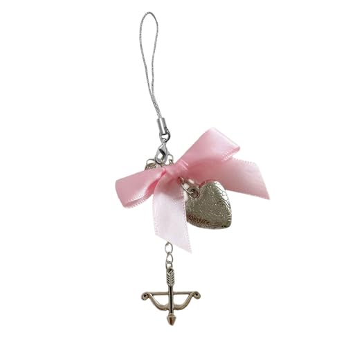 KHZen Bogen Und Pfeile Telefon Lanyard Buntes Schlüsselringbeutel Charme Handgefertigtes Bowknot Heart Keychain Anhänger Rucksäcke Accessoire KHZen Bogen Und Pfeile Telefon Lanyard Buntes Schlüsselringbeutel Charme Handgefertigtes Bowknot Heart Keychain Anhänger Rucksäcke Accessoire von KHZen