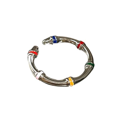 KHZen Bunte Blumensternringe Verstellbare Öffnungsringe Legierungsmaterial Verstellbarer Finger Fingerschmuck Geschenk Für Frauen Farbenfrohe von KHZen