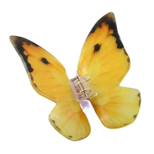 KHZen Butterfly Hair Clip Acrylhaarklaue Mode Haarnadel Elegante Haare Accessoire Mädchen Haarverzierungen Für Frauen von KHZen